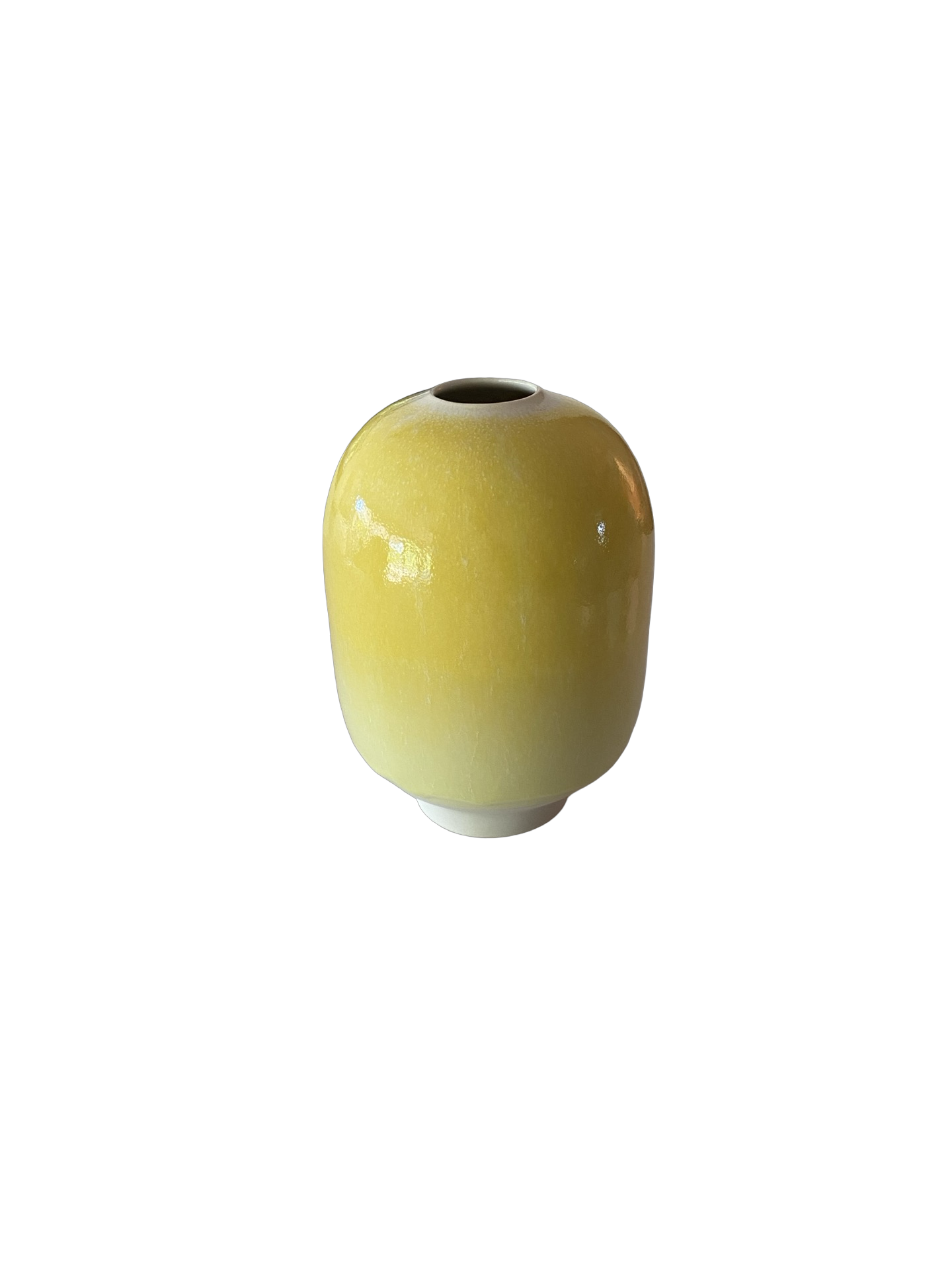 Hana Vase: Plum - Lemon Zest (L)