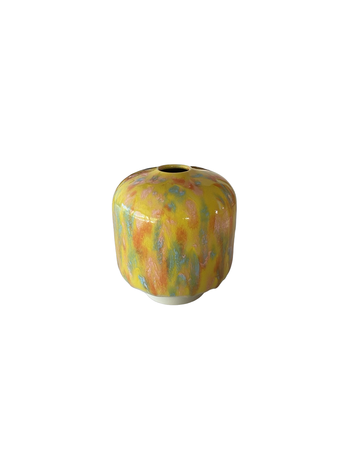 Hana Vase: Ume - Yellow Graffito (L)