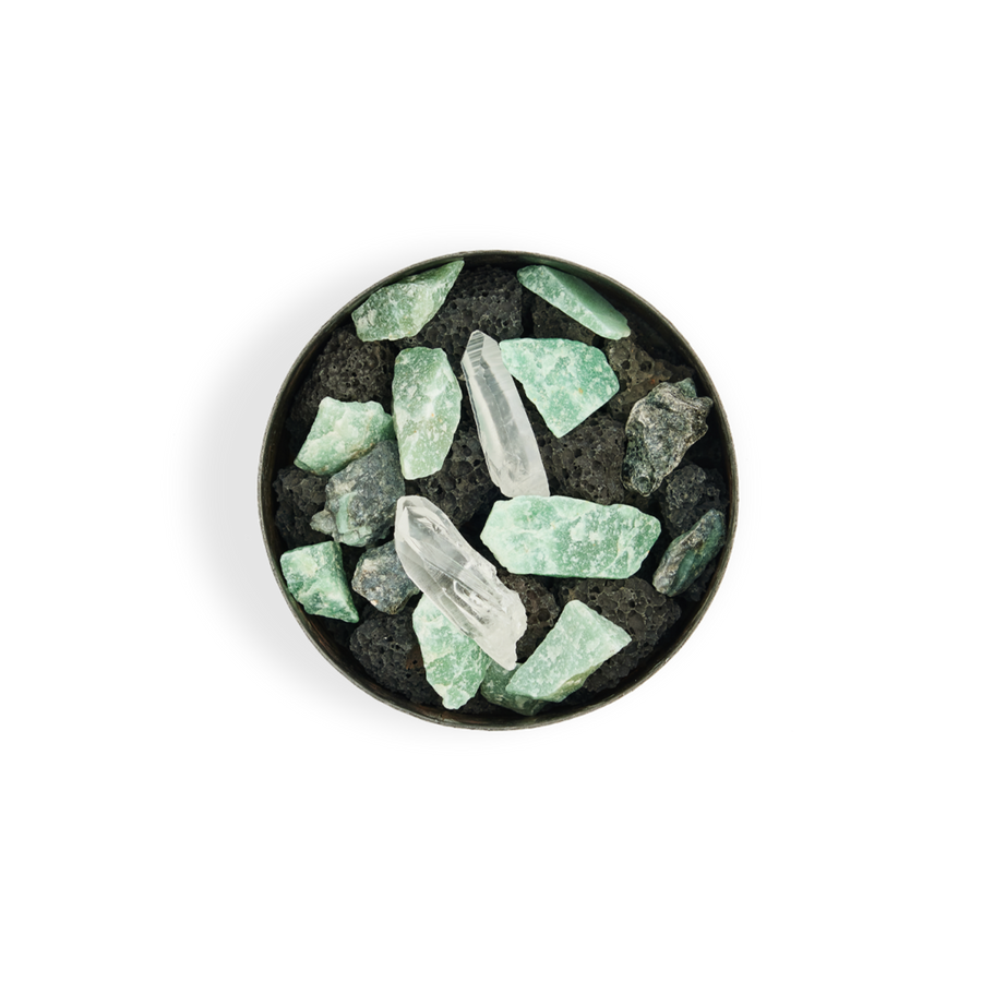 Small Pot Pourri Mineral Lava Green - Figue Noire - SNUD