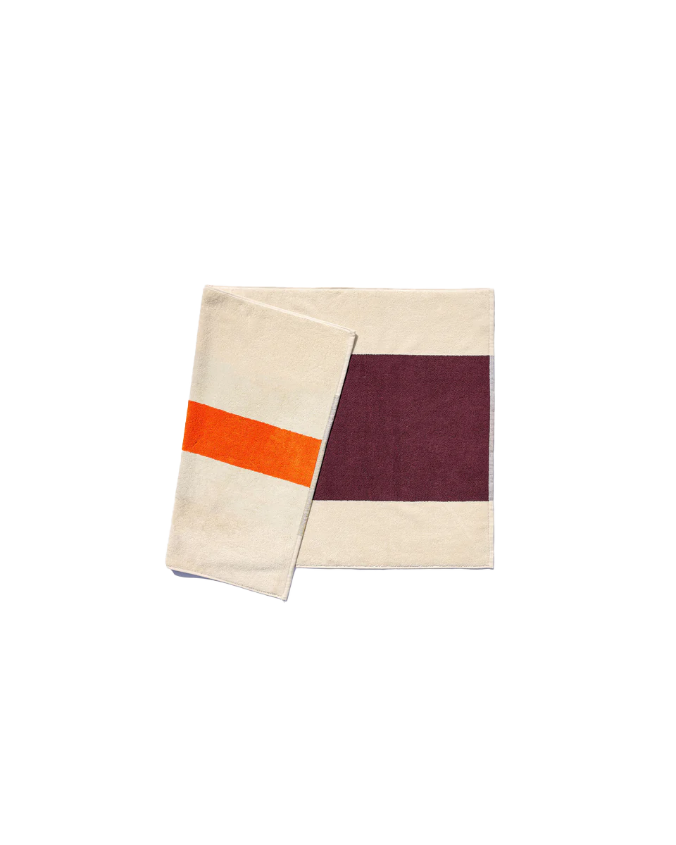 Bath mat Bordeaux Orange - SNUD