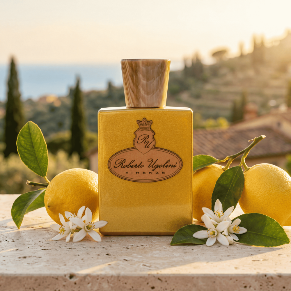 Roberto Ugolini Limonaia Extrait de Parfum 100 ml mit zitrischen Noten von Zitrone, Limette, Cedro und Grapefruit