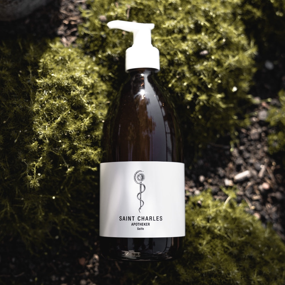 SAINT CHARLES Apothekerseife mit Aloe Vera und ätherischen Ölen aus Lavendel, Eukalyptus, Thymian und Zimt