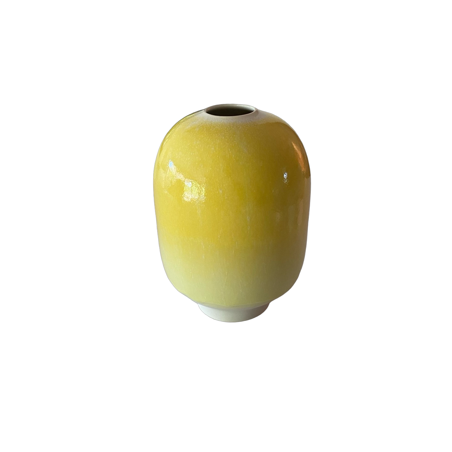 Hana Vase: Plum - Lemon Zest (L)