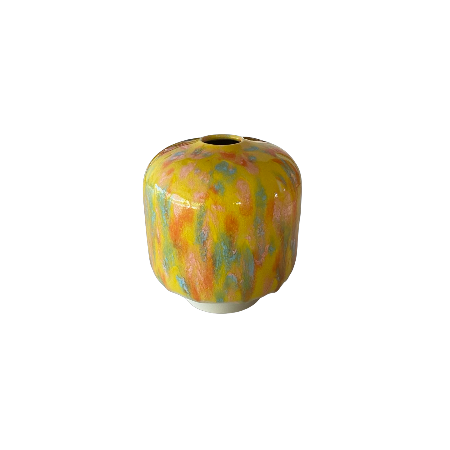 Hana Vase: Ume - Yellow Graffito (L)