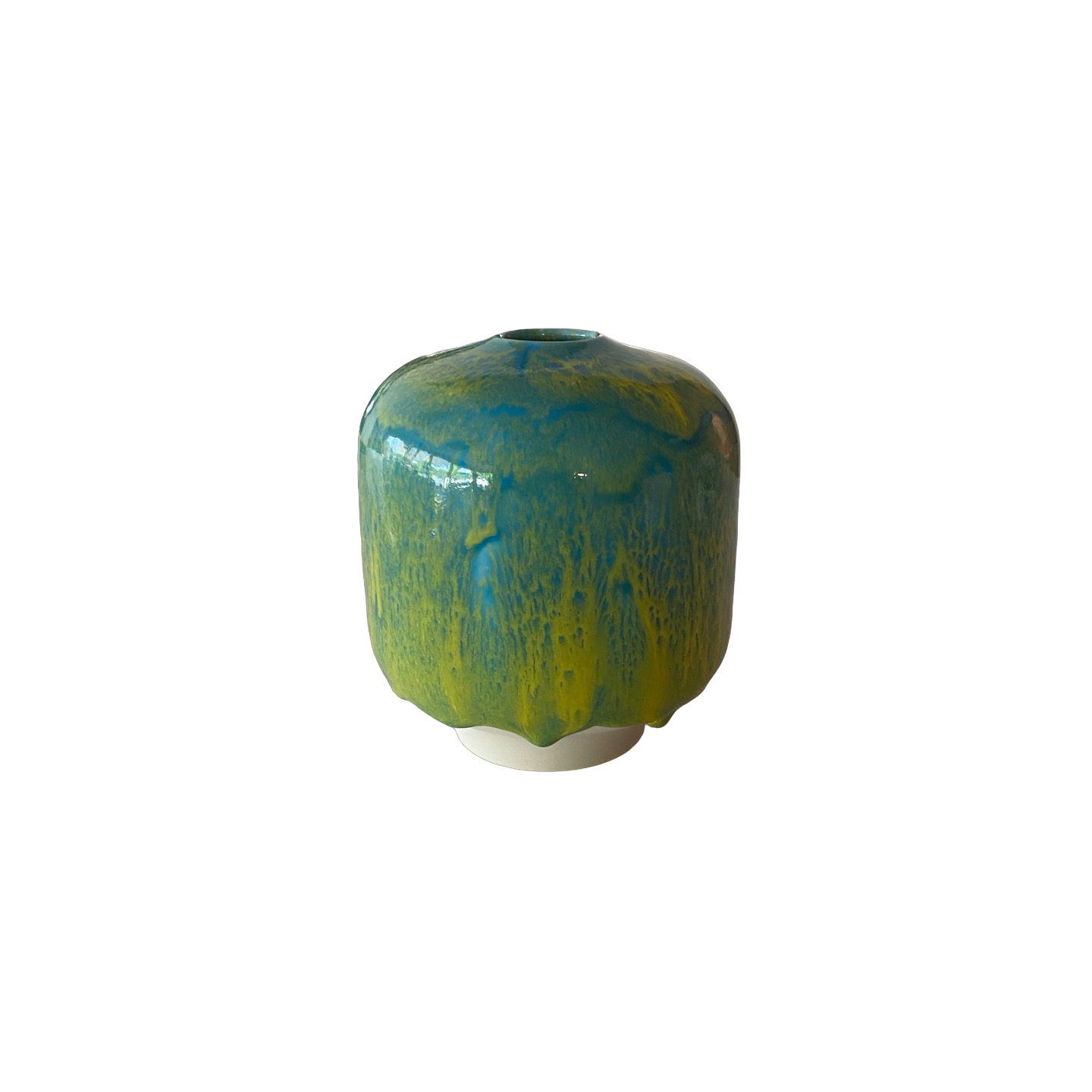 Hana Vase: Ume - Blue Green  (L)