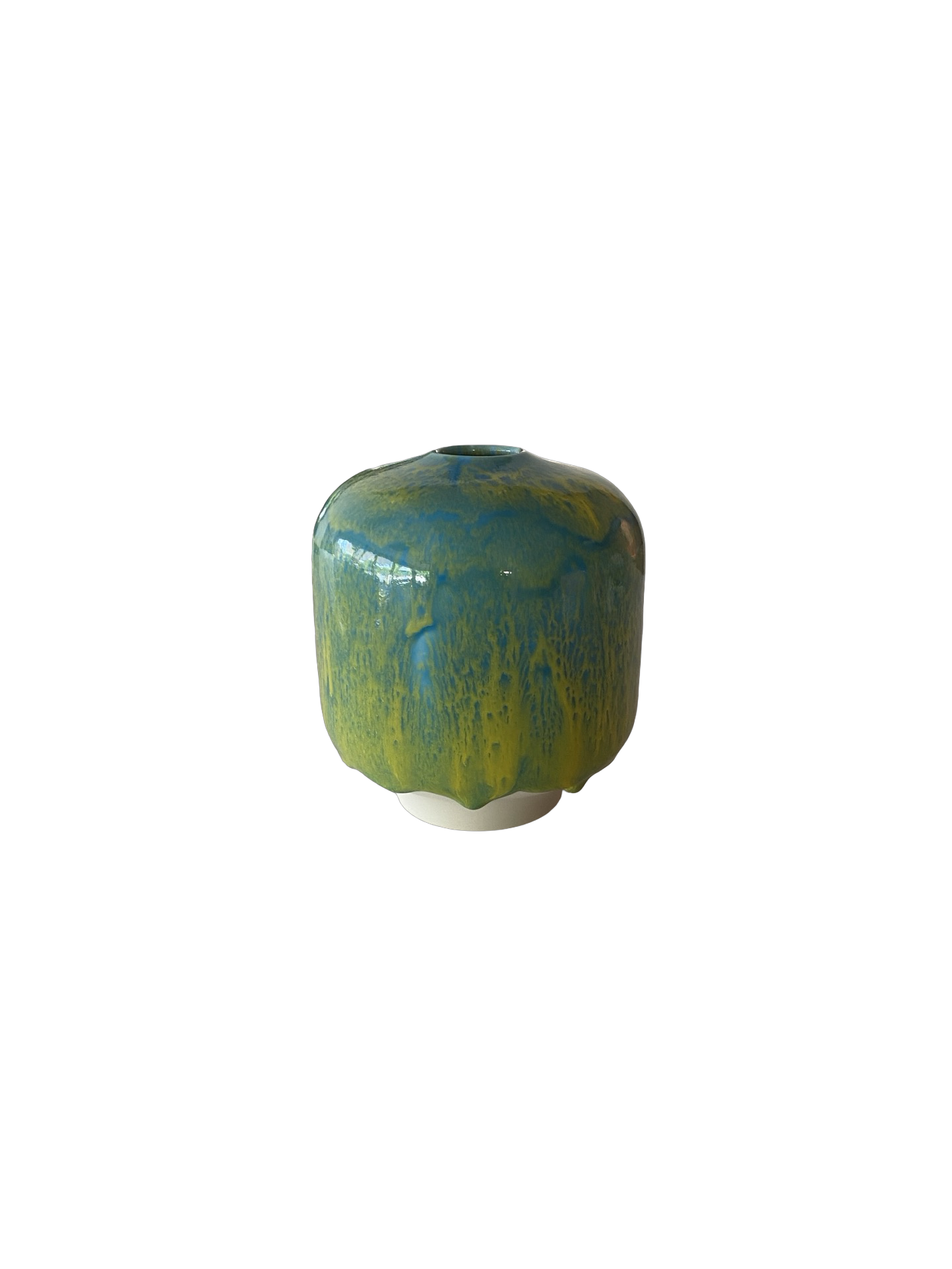 Hana Vase: Ume - Blue Green  (L)
