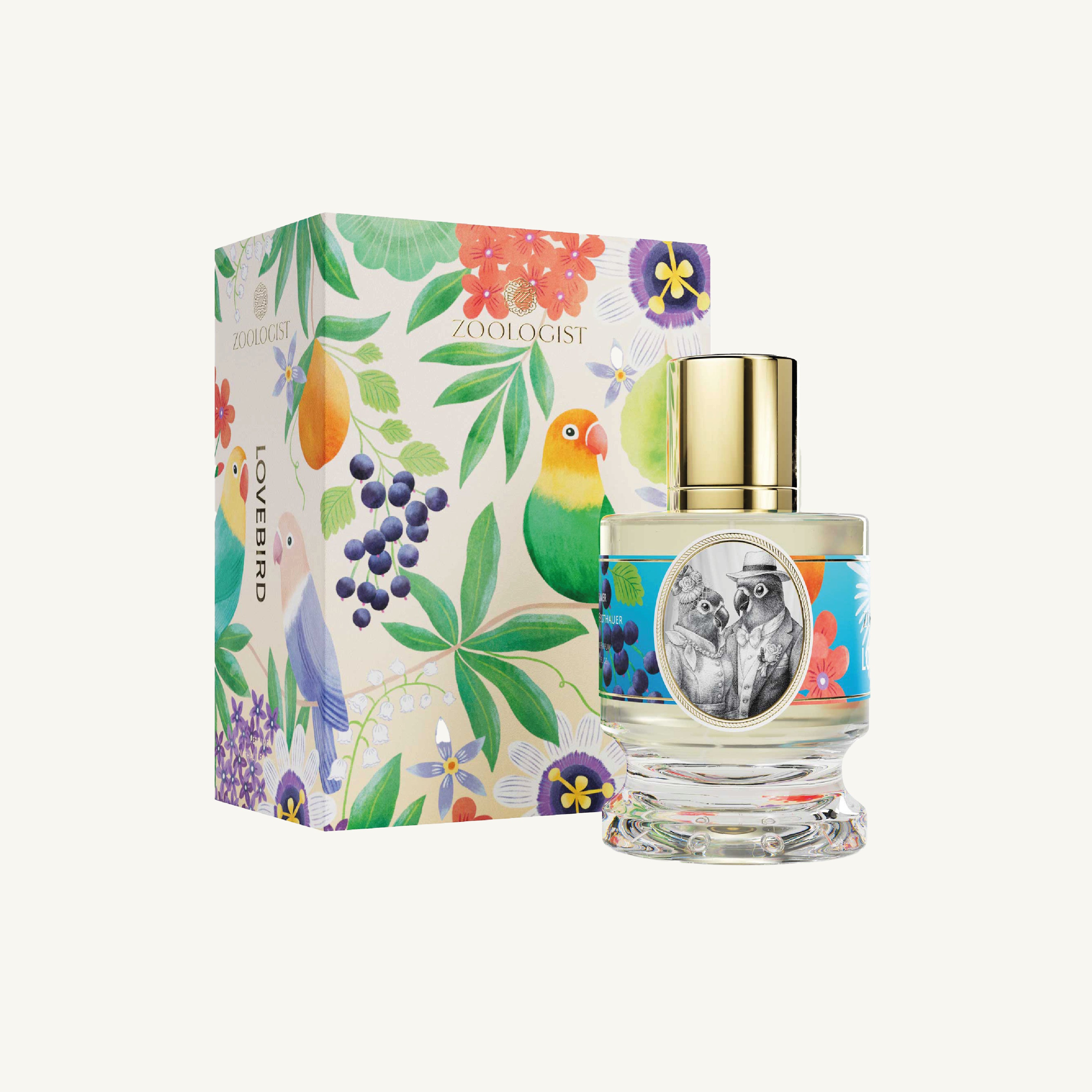 Zoologist Lovebird Extrait de Parfum – fruchtig-floraler Nischenduft mit Kiwi, Passionsfrucht, Ylang-Ylang, Vanille und Moschus