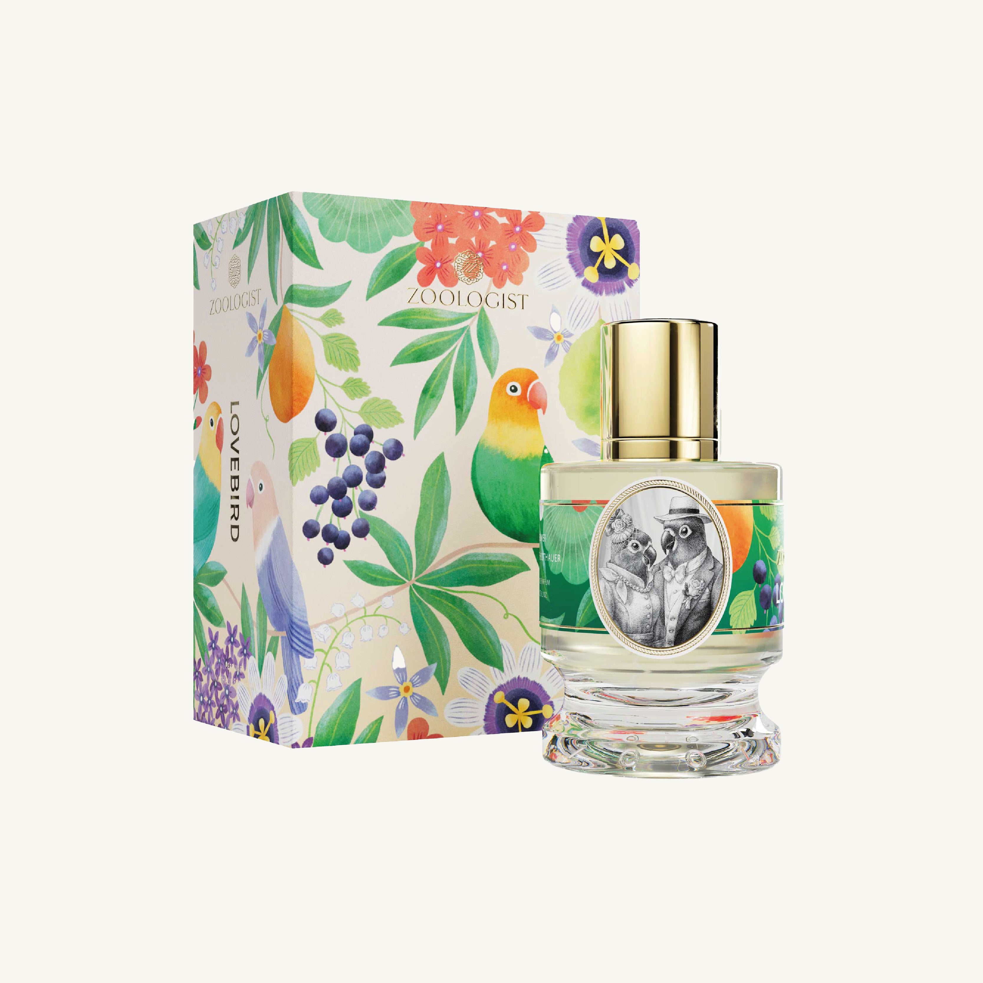 Zoologist Lovebird Extrait de Parfum – fruchtig-floraler Nischenduft mit Kiwi, Passionsfrucht, Ylang-Ylang, Vanille und Moschus