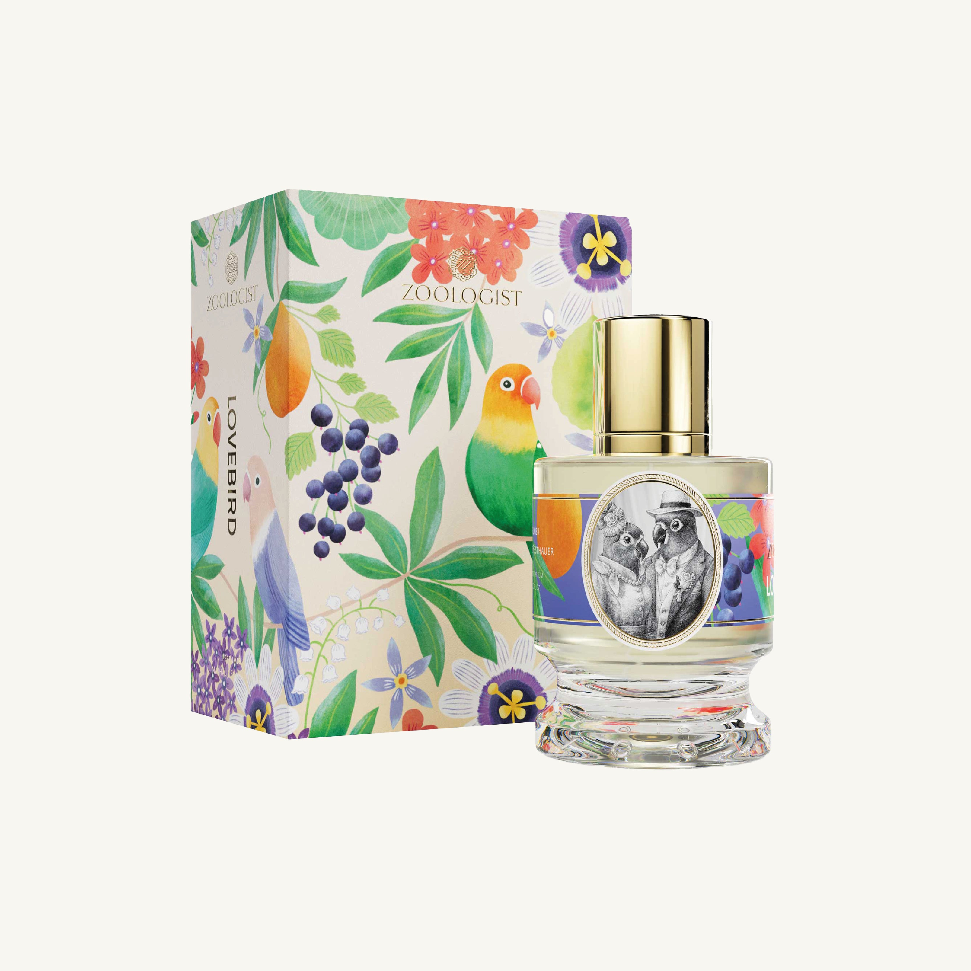 Zoologist Lovebird Extrait de Parfum – fruchtig-floraler Nischenduft mit Kiwi, Passionsfrucht, Ylang-Ylang, Vanille und Moschus