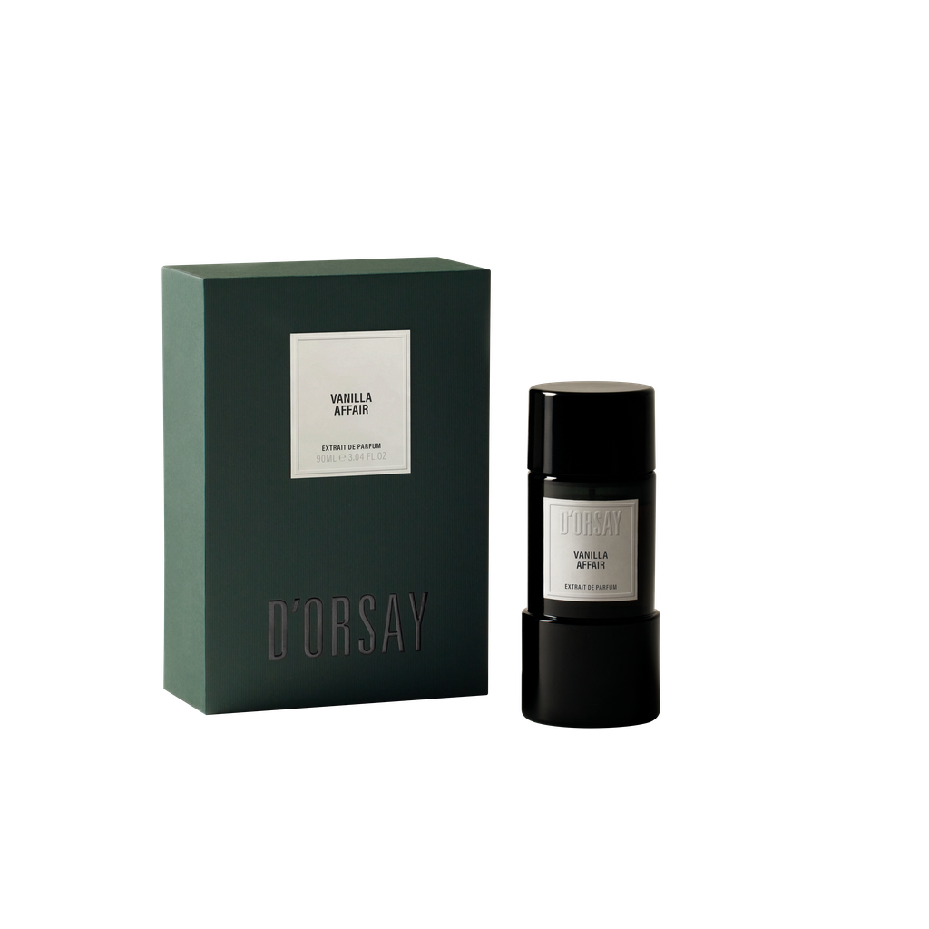 Das luxuriöse D'Orsay Vanilla Affair Extrait de Parfum präsentiert im edlen Nischenparfum-Sortiment von SNUD.