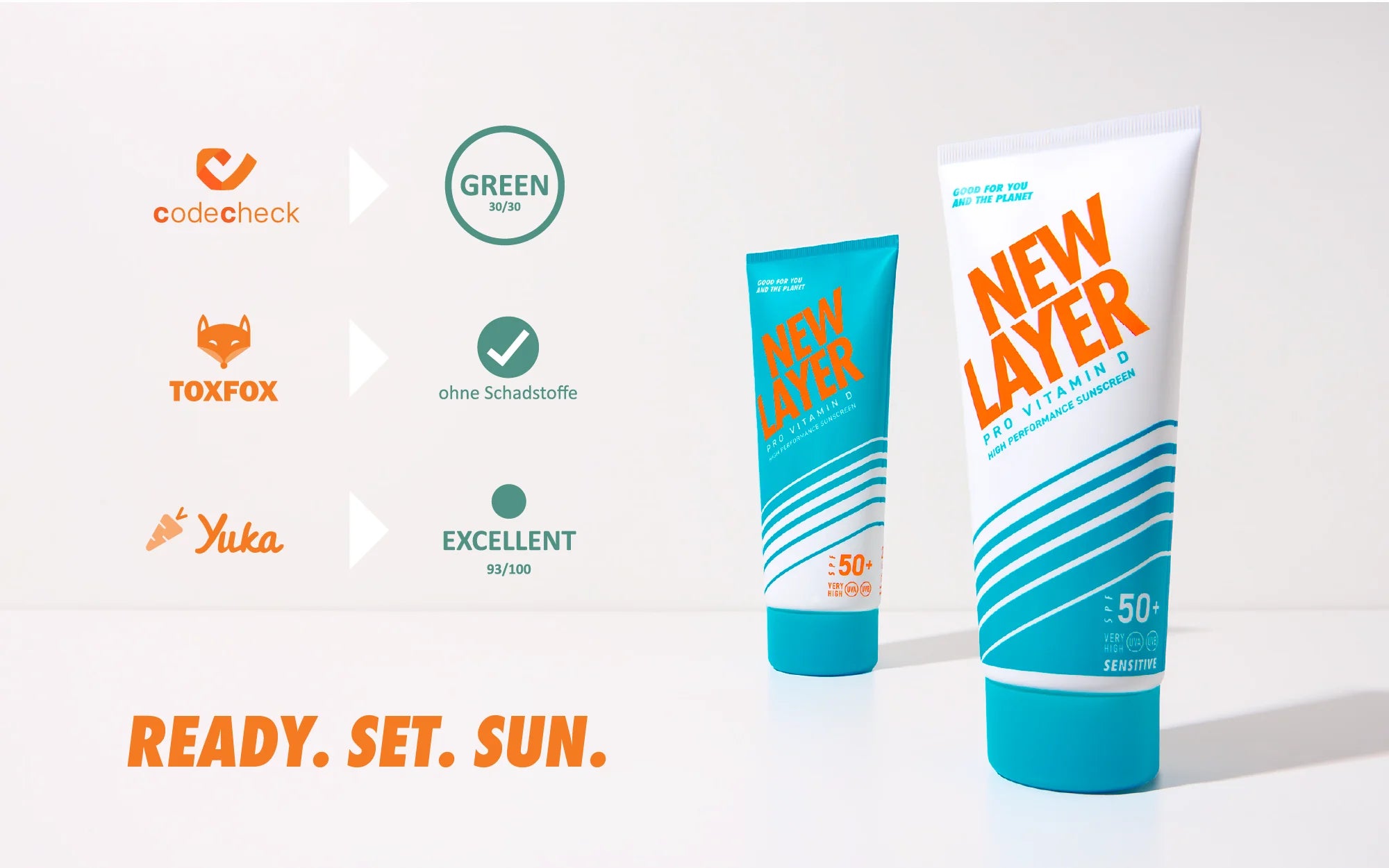 New Layer Koerper  Sonnencreme 50 200ml - SNUD