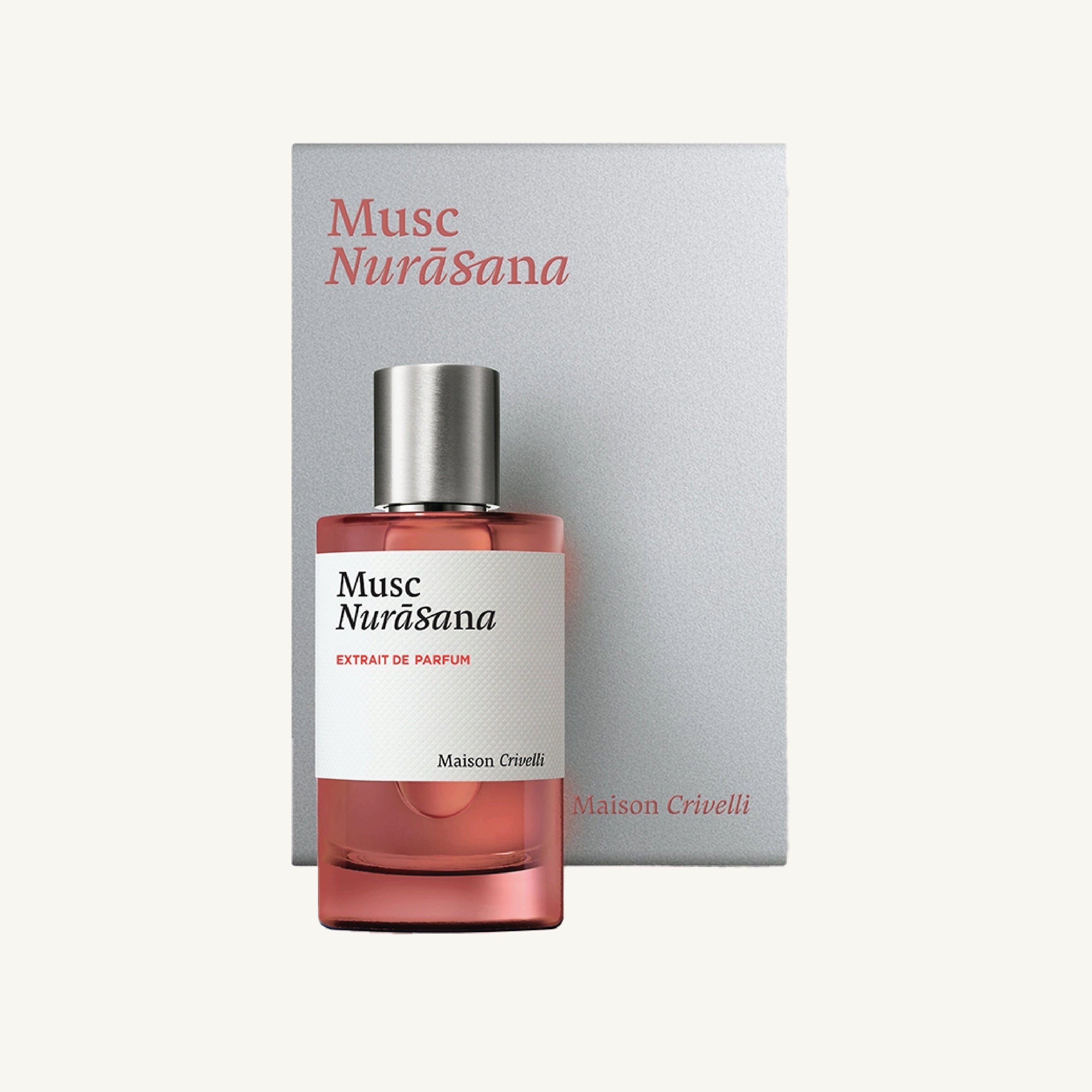 Musc Nurāsana Maison Crivelli Parfum Moschus Rose Weihrauch Unisex Nischenduft frisch strahlend
