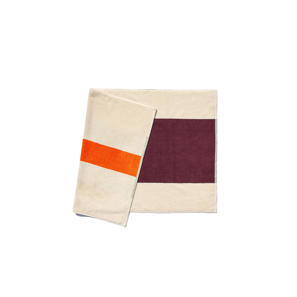 Suite702 Bath mat Bordeaux Orange