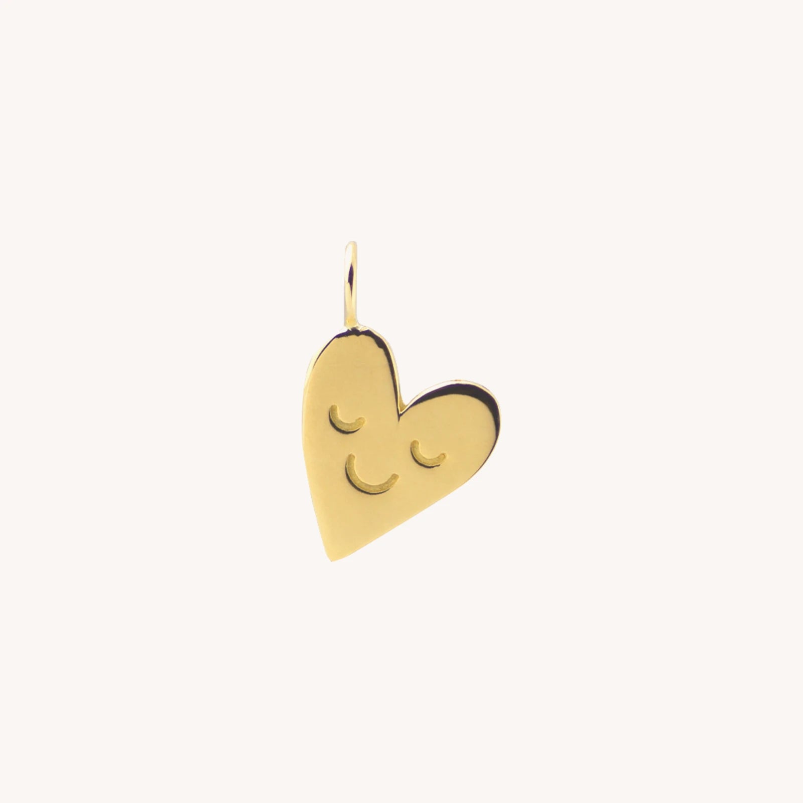 Mood Heart Herz-Anhänger aus 18 K recyceltem Echtgold von All About Articus