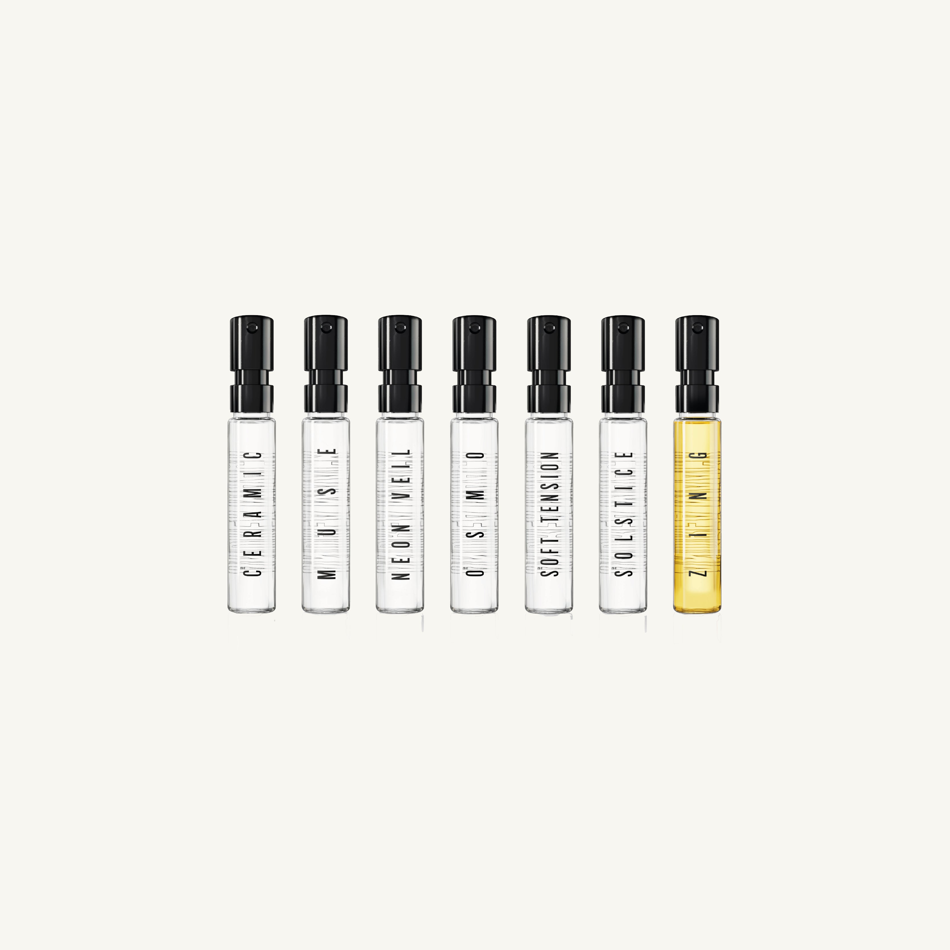 Andrea Maack Cosmic Lights Discovery Set mit sieben 2 ml Duftproben aus der exklusiven Unisex-Nischenduftkollektion