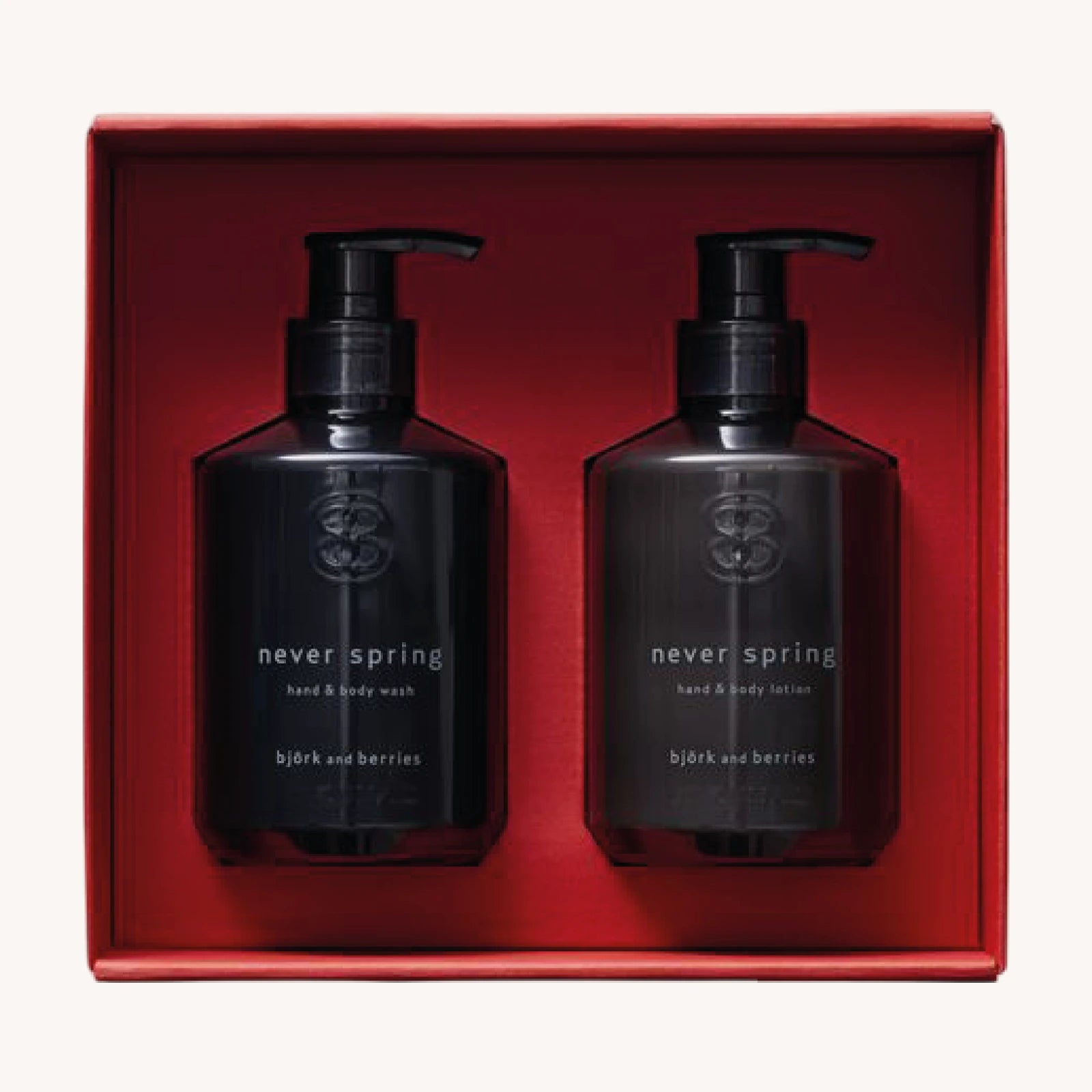 Björk & Berries Never Spring Hand- und Körper-Duo 2 x 400 ml