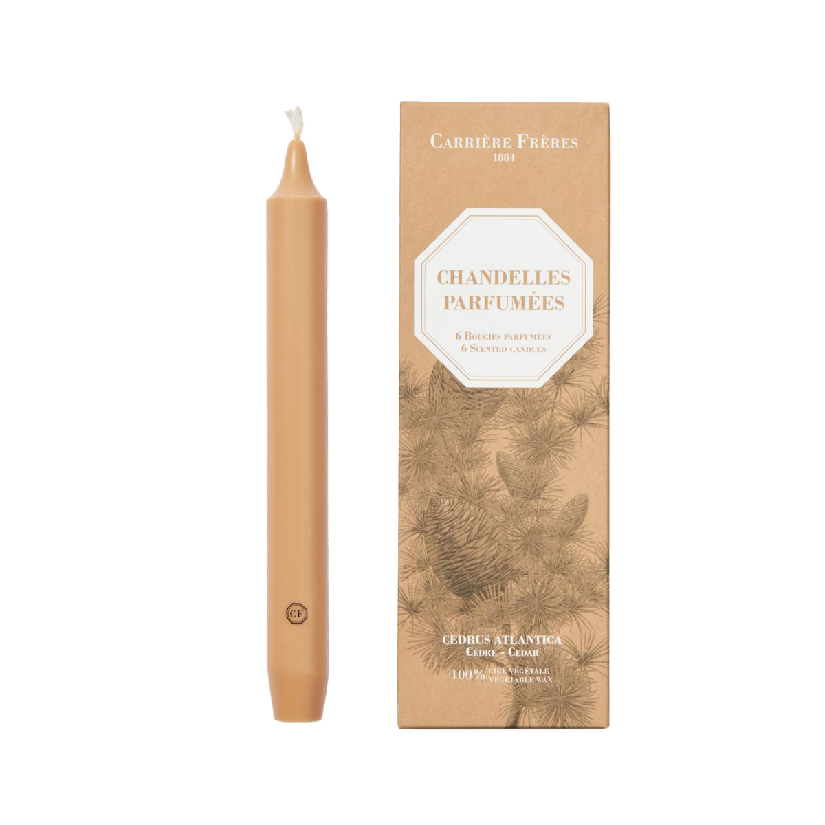 Cedar Scented Taper Candles
