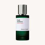 Oud Stallion Extrait de Parfum von Maison Crivelli, 100 ml Flakon vor hellem Hintergrund