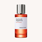 Patchouli Magnetik Extrait de Parfum von Maison Crivelli, 50 ml Flakon vor hellem Hintergrund