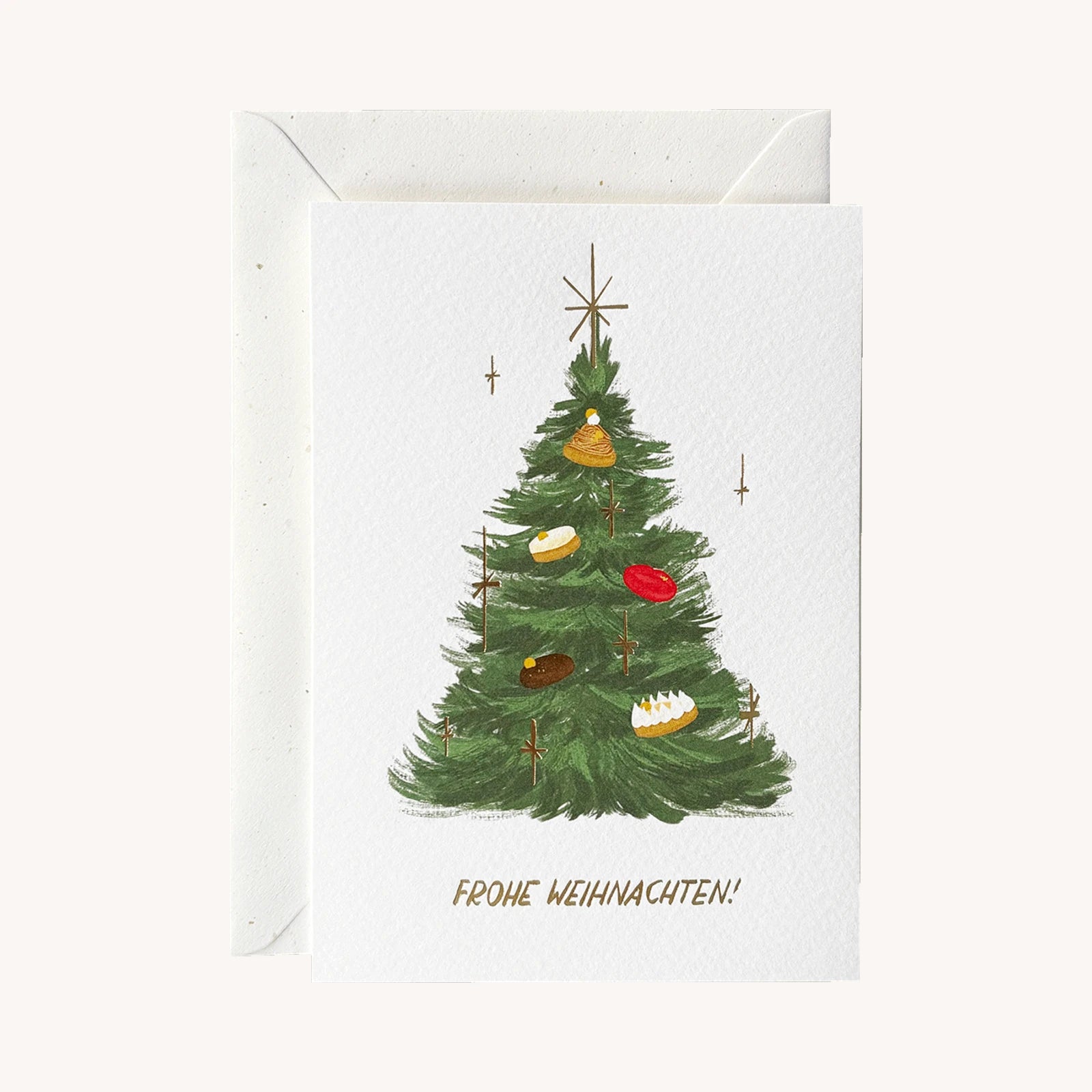 POLDI PAPIER Frohe Weihnachten! Grußkarte
