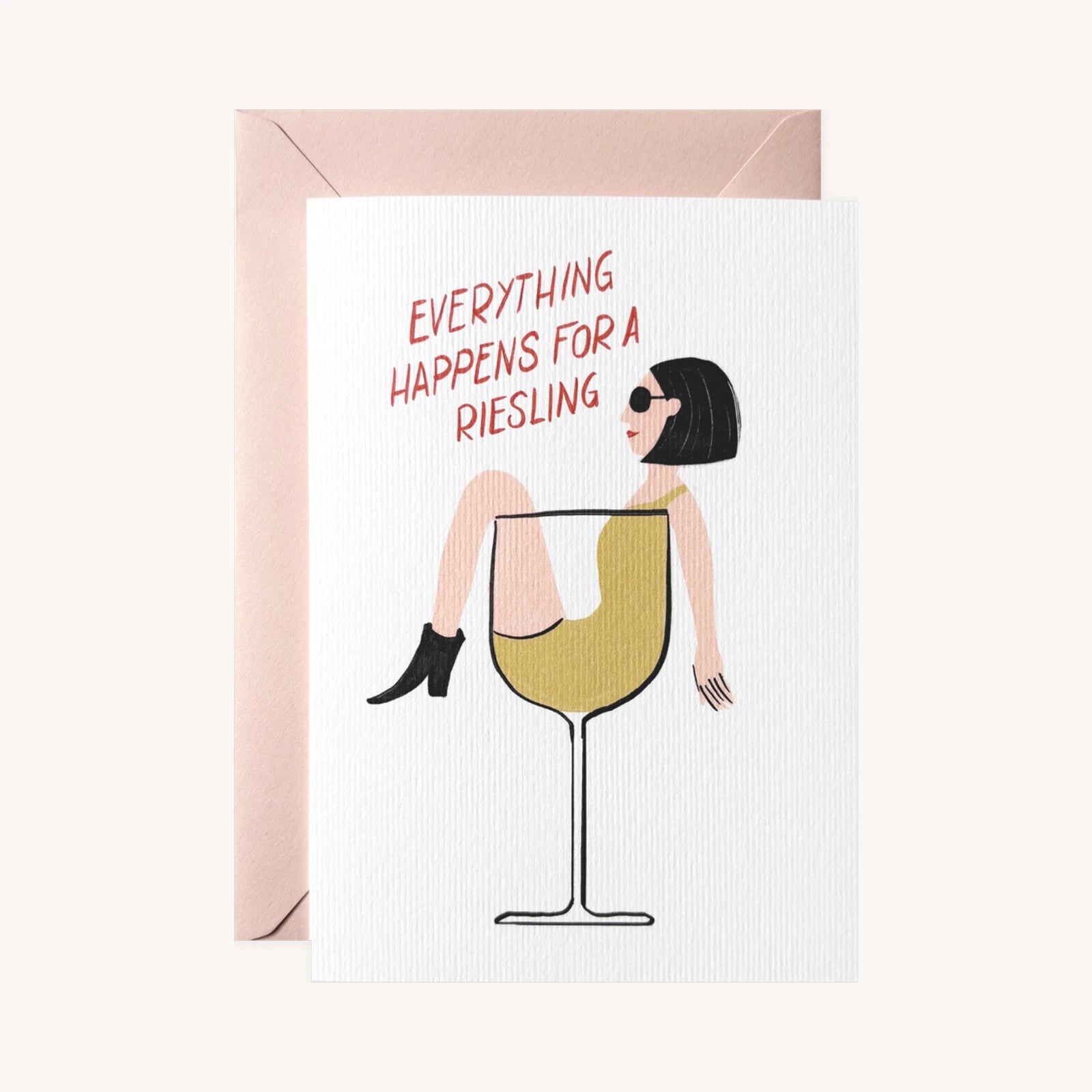 POLDI PAPIER Riesling Grußkarte