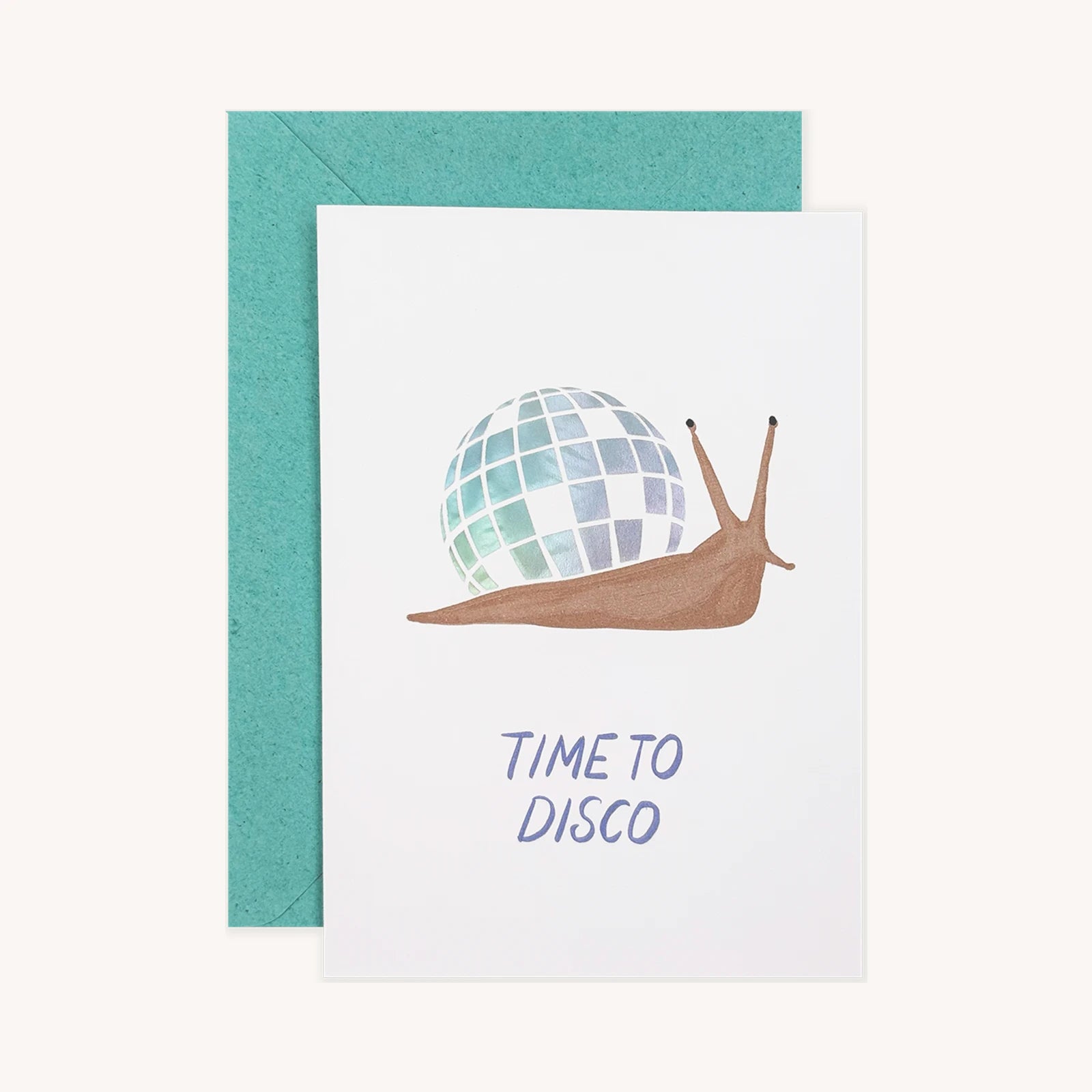 POLDI PAPIER Time to Disco Grußkarte