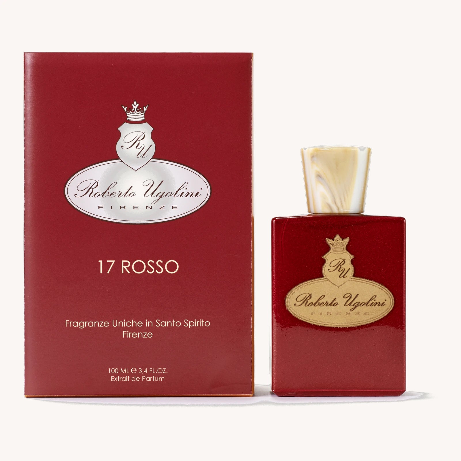 Roberto Ugolini 17 Rosso Extrait de Parfum Flakon mit Verpackung