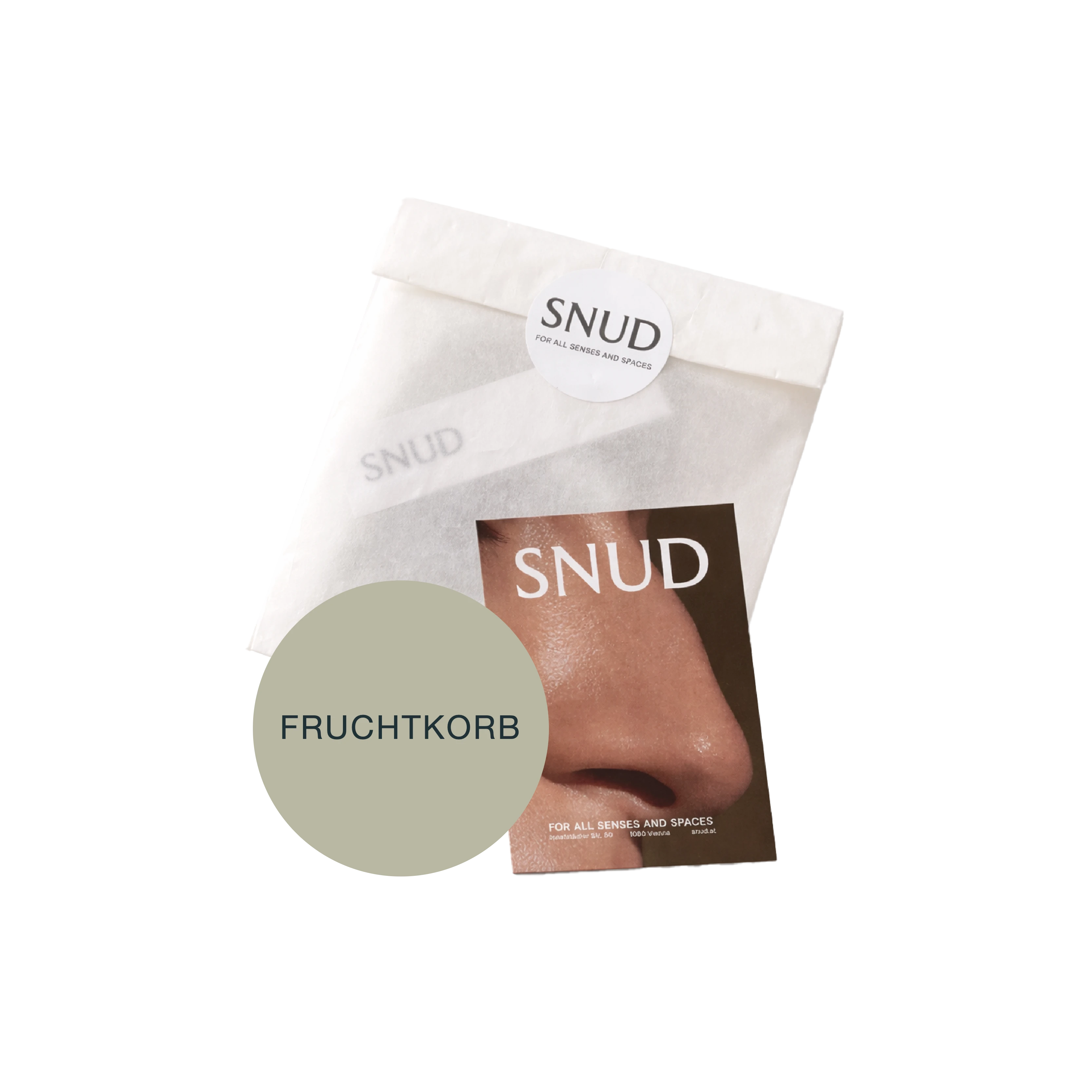 SNUD sample set Fruchtkorb, 5 fragrance samples of 1 ml