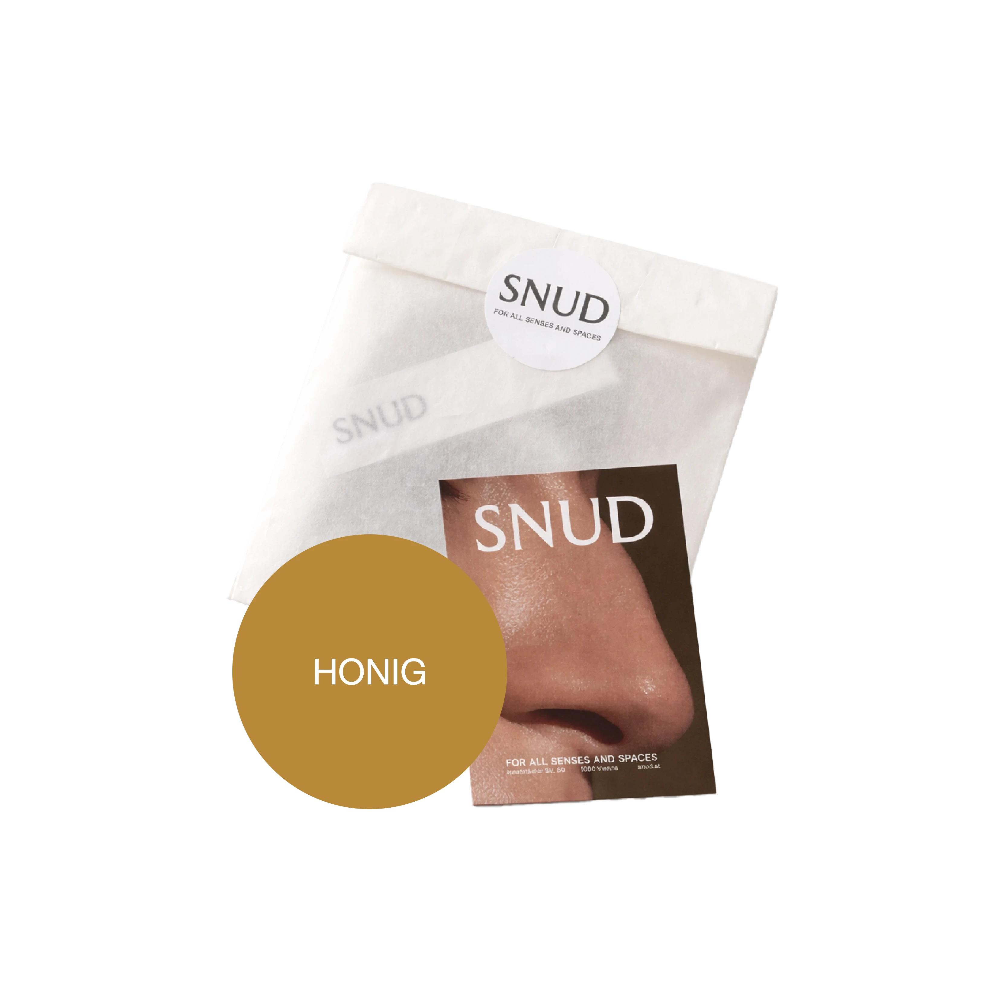 SNUD sample set Honey, 5 fragrance samples of 1 ml