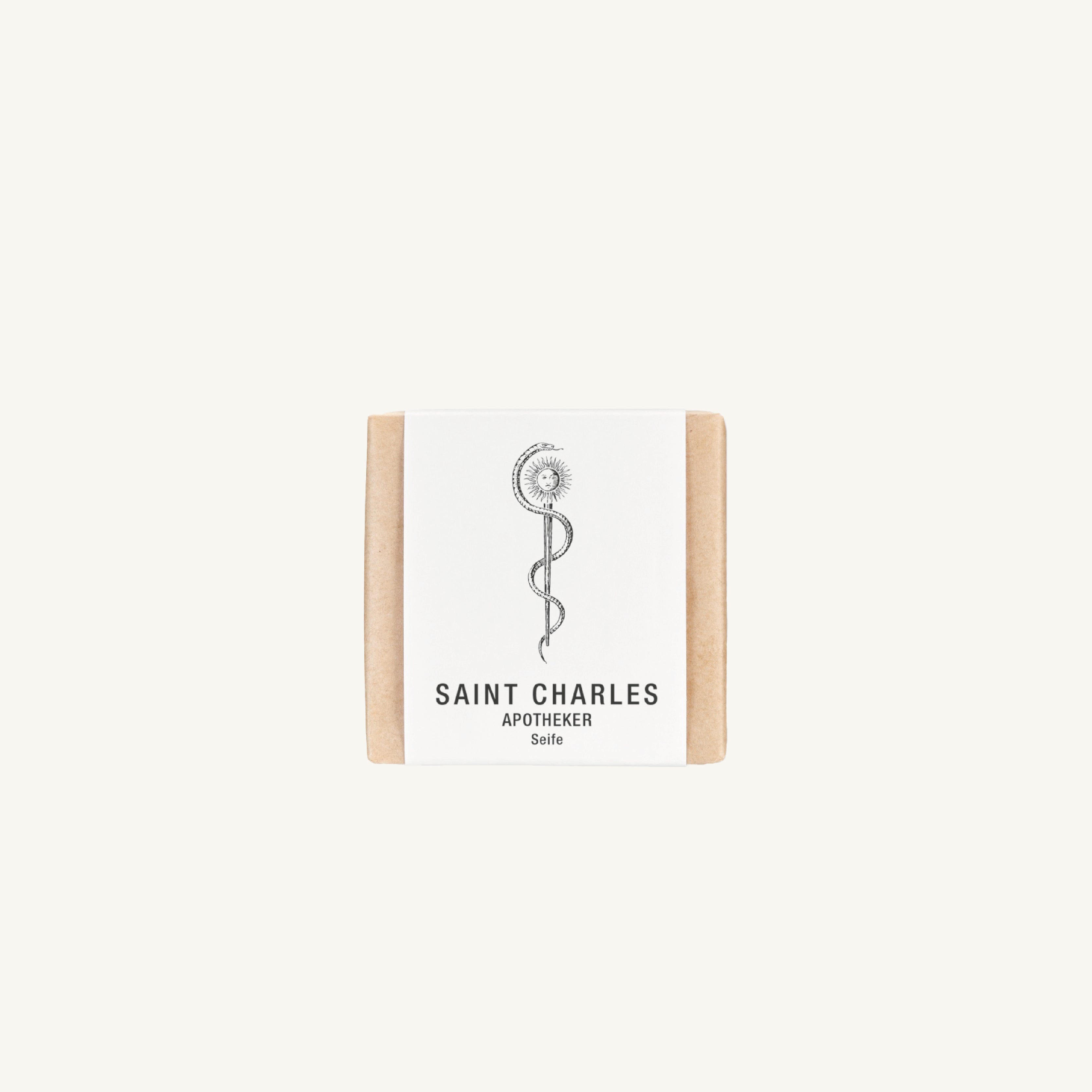 SAINT CHARLES Feste Apothekerseife mit natürlichen Pflanzenölen und ätherischen Ölen für Hände und Körper