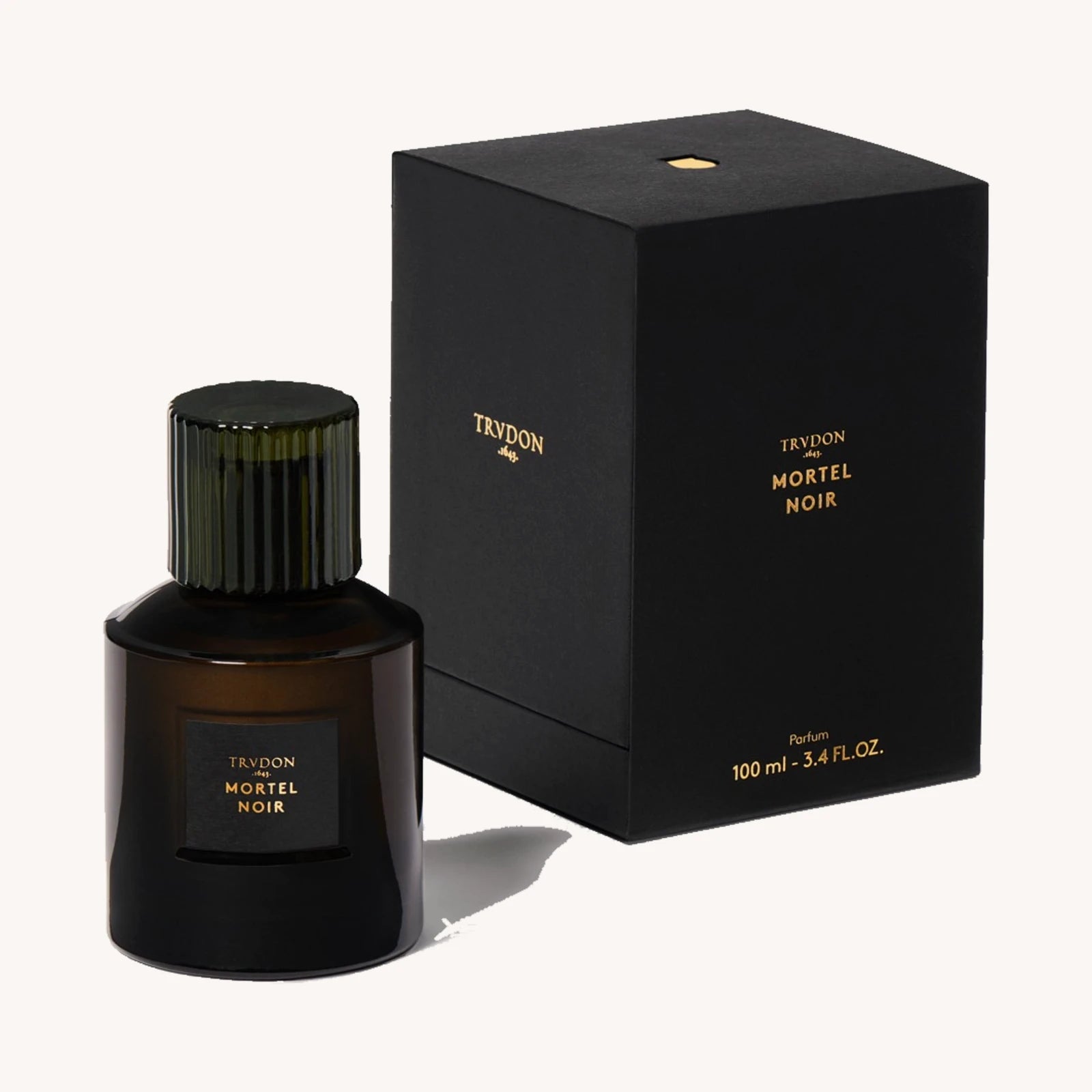 Mortel Noir Eau de Parfum by Trudon with packaging